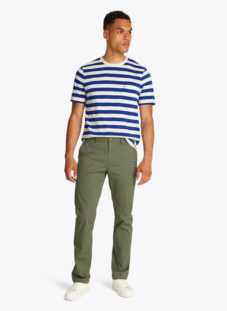 TOMMY HILFIGER Denton Satin Chino Trousers  - Image 4