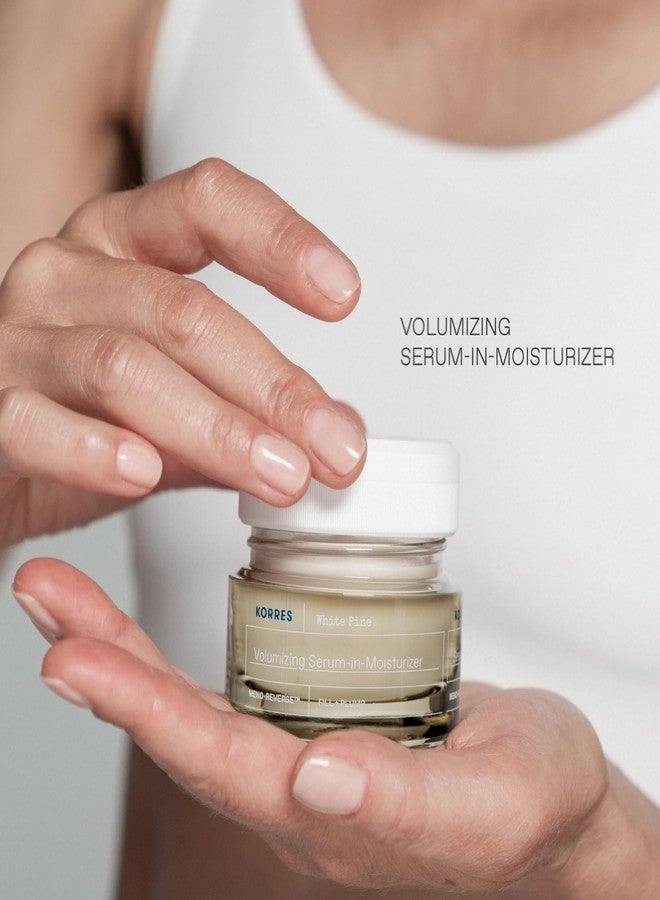 KORRES White Pine Meno-reverse Volumizing Serum-in-moisturizer, 2-in-1 Face Moisturizer For Mature Skin, Post-menopausal Skincare With Natural Peptides & White Pine Extract, 1.4 Fl Oz - Image 4