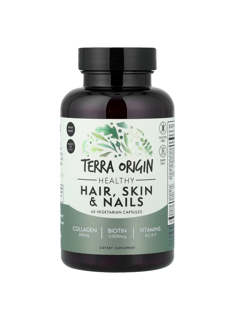 Healthy Hair, Skin & Nails, 60 Vegetarian Capsules