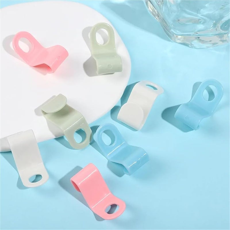 Blue Hanger Connector Hooks 260pcs Space Saving Closet Wardrobe Rack Organizer - Image 5