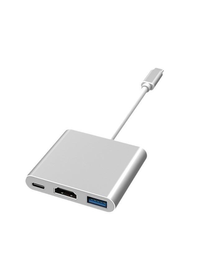 نيوترل Type-c 3-in-1 4k 60hz محول HD محور USB محطة توسعة متوافق مع Switch Gaming - Image 3