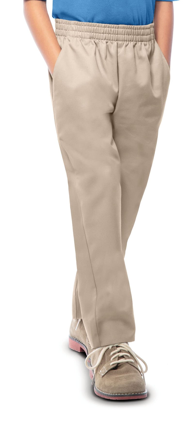 CLASSROOM Little Boys' Uniform Pull-On Pant, Khaki, 5 - Image 1