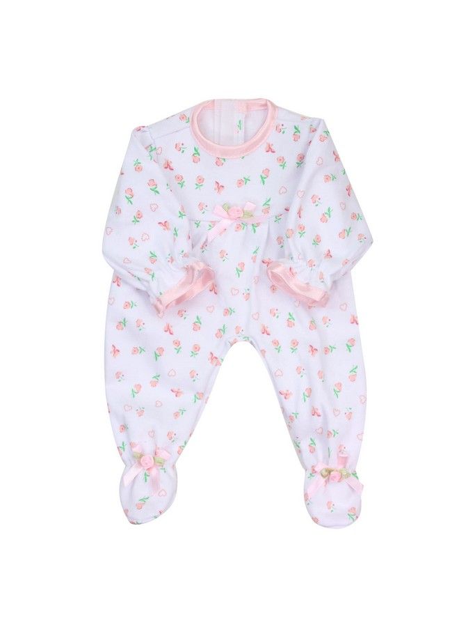 Sophia's 15 Inch Baby Doll Pajamas Floral Print Doll Sleeper Perfect For Bedtime Fits 15" Baby Doll! 15 Inch Floral Print Sleeper With Gift Bag; Doll Not Included  - Image 2