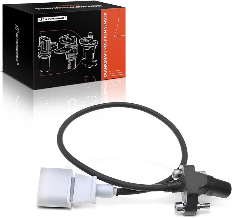 A-Premium Engine Crankshaft Position Sensor Compatible with Volkswagen Beetle 06-10 12-14, Bora 06-09, Golf 10-14, Jetta 05-14, Passat 12-14, Rabbit 06-09, L5 2.5L, Replace# 07K906433B - Image 1