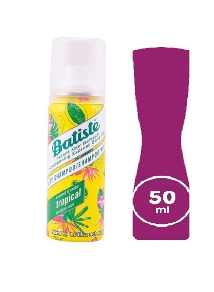 Batiste Batiste Instant Hair Refresh Tropical Dry Shampoo - 50 m 