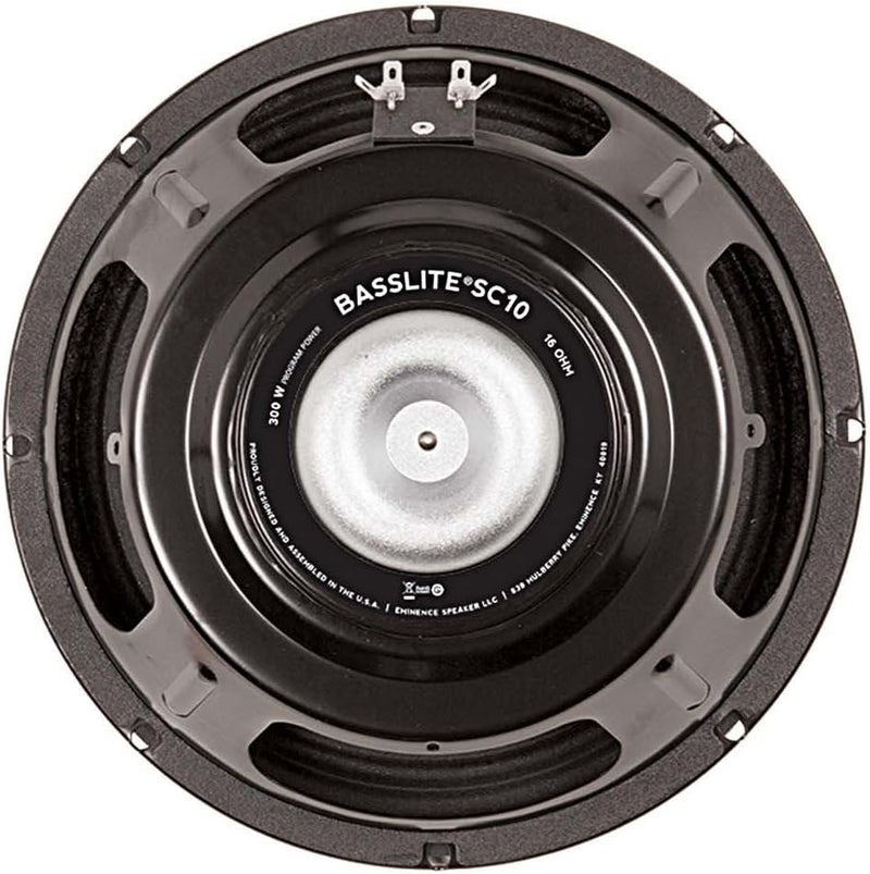 Eminence Basslite SC10 10" Bass Guitar Speaker, 150 Watts at 16 Ohms - Image 1