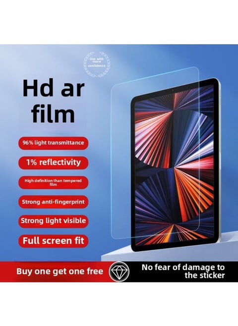 12.9 Inch Screen Protector Film For Tablets Apple Brand PET Material High Definition Anti Fingerprint Antibacterial-Color:Low Reflection AR Antireflection Film (with Packaging)-Dimensions:Ipad Air13 [13 Inch] 2024