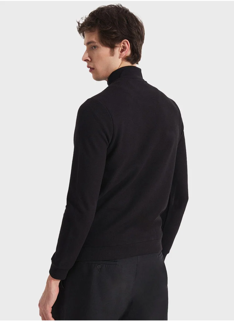 جون Essentail Half Zipper Sweatshirt