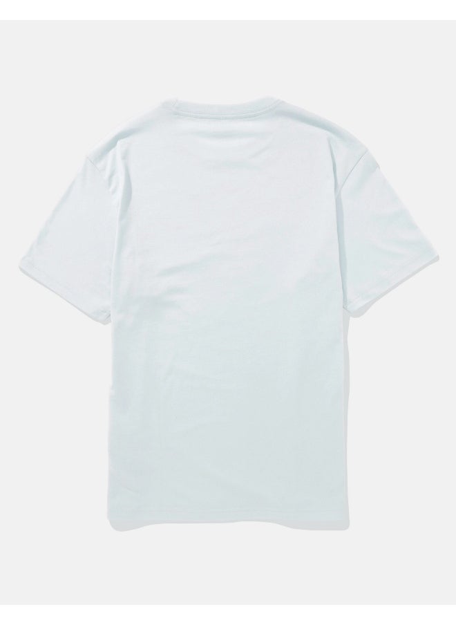 American Eagle Logo Graphic Crew Neck T-Shirt  - Image 4