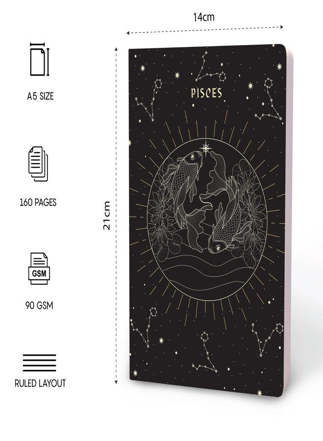 فيكطر نوطس دفتر ملاحظات فاكتور A5: مسطر | 90 غرام/متر مربع | 160 صفحة (برج الحوت) - Image 2