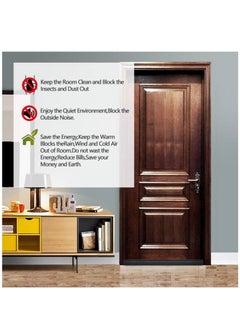 Beauenty Door Draft Stopper Under Door Seal for Exterior/Interior Doors Door Sweep Strip Under Door Draft Blocker Soundproof Door Bottom Weather Stripping 2 Inch W x 39 Inch L Black  - Image 5