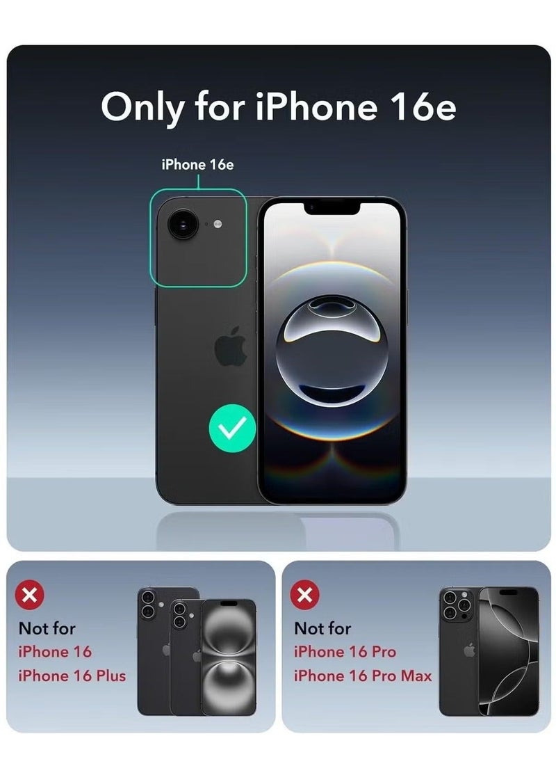 Raxoom Slim & Durable Clear Case for iPhone 16E (6.1-Inch) â€“ Shockproof, Scratch-Resistant Back Cover with Lightweight Design, Full Transparency, and Wireless Charging Compatibility - Image 2