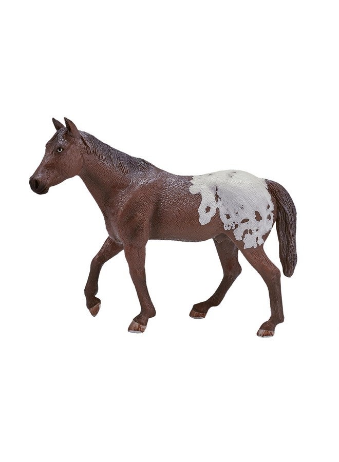 MOJO Appaloosa Stallion with a Chestnut Blanket Realistic Horse Toy-Replica Hand Painted Figurine - Image 1