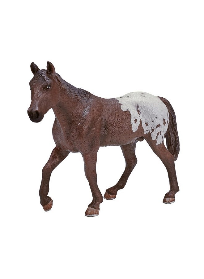 MOJO Appaloosa Stallion with a Chestnut Blanket Realistic Horse Toy-Replica Hand Painted Figurine - Image 3