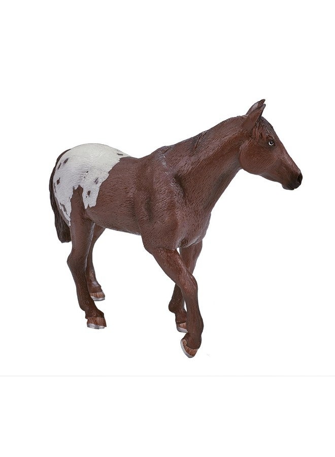 MOJO Appaloosa Stallion with a Chestnut Blanket Realistic Horse Toy-Replica Hand Painted Figurine - Image 2