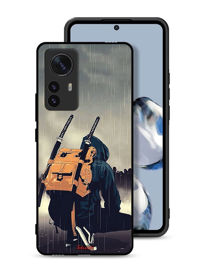 Tolwak Xiaomi 12 Pro Protective Case Cover Sword Samurai Digital Art - Image 1