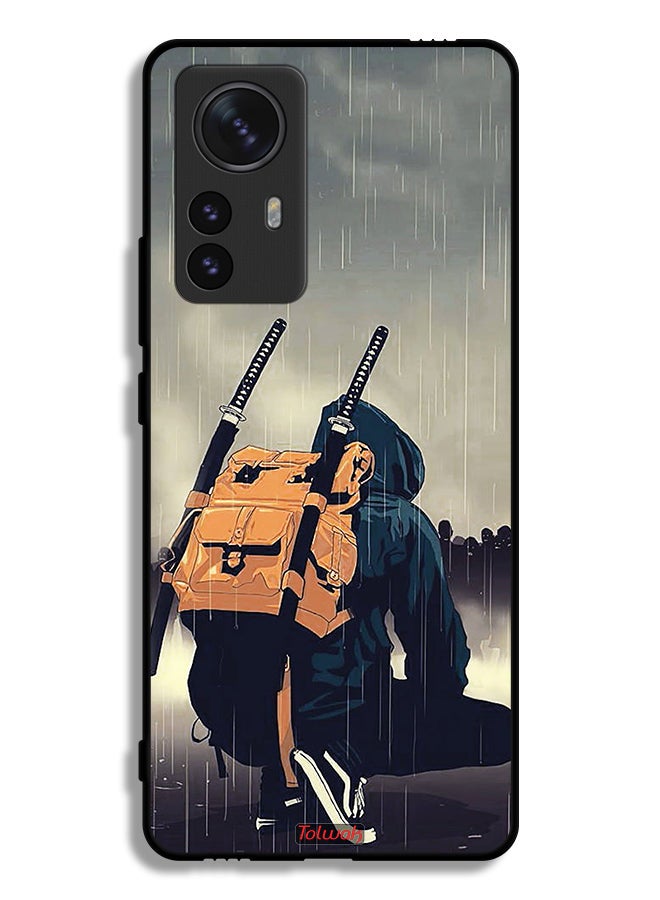 Tolwak Xiaomi 12 Pro Protective Case Cover Sword Samurai Digital Art - Image 2