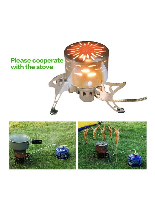 Generic Camping Mini Heater Cover, Stainless Steel Camping Tent Heating Cover Portable Camping Warming Stove Cover Traveling, Backpacking  - Image 2