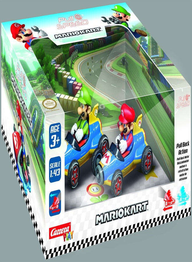 CARRERA - PULL N SPEED MARIO KART MACH8 TWINPACK - Image 1