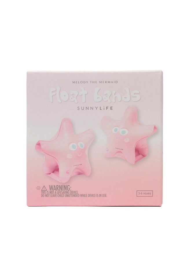 SUNNY LIFE Melody the Mermaid Float Bands – Strawberry | Kids’ Swim Arm Bands | Pool Floaties | Water Safety for Beginners | Swimming Essentials - Image 5