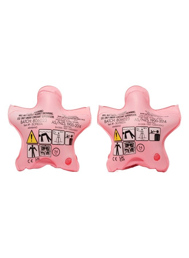 SUNNY LIFE Melody the Mermaid Float Bands – Strawberry | Kids’ Swim Arm Bands | Pool Floaties | Water Safety for Beginners | Swimming Essentials - Image 2