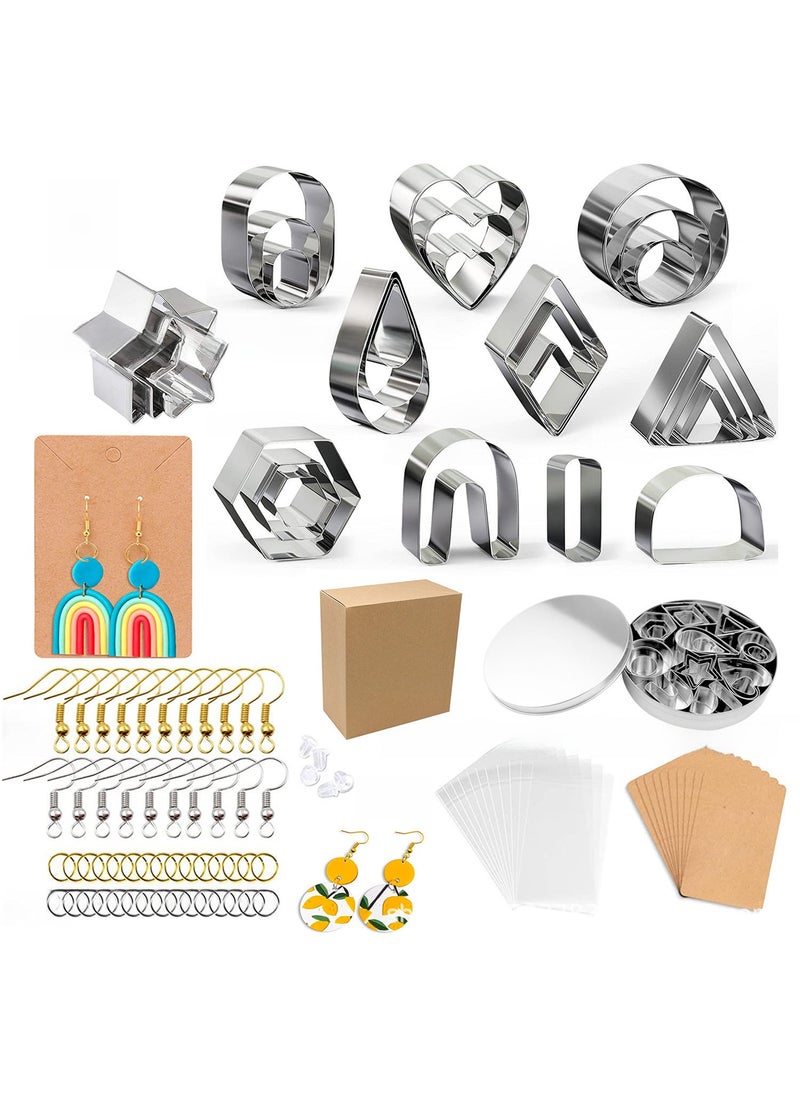Arabest 24Pcs Polymer Clay Cutter Set with Storage Bag D 127-piece clay cutter (iron box + carton) 