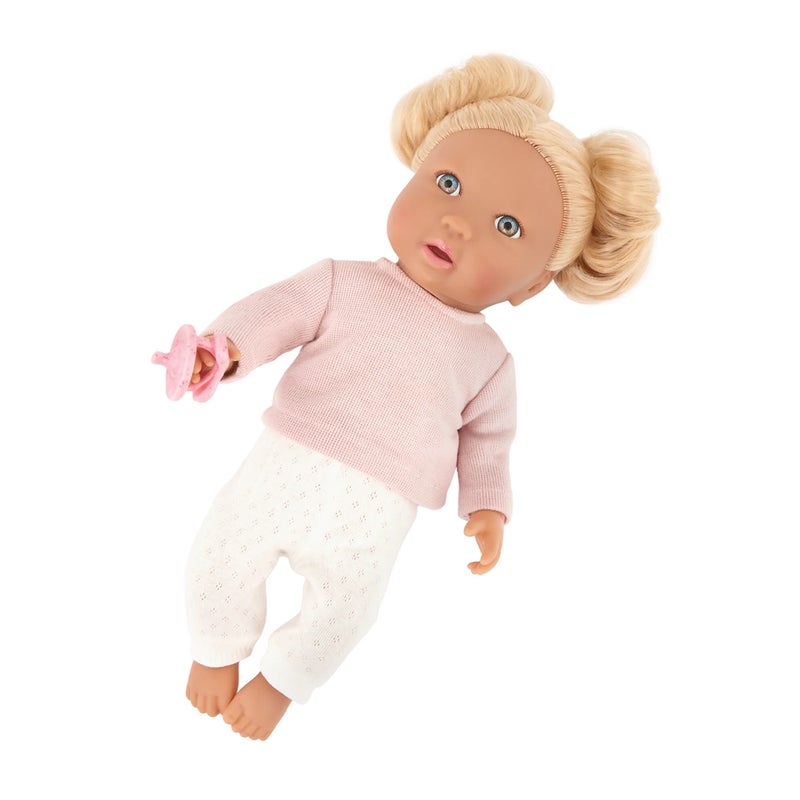 لولا بيبي دمية طفل بشعر أشقر مموج 14بوصة - LBY7270Z - Image 3