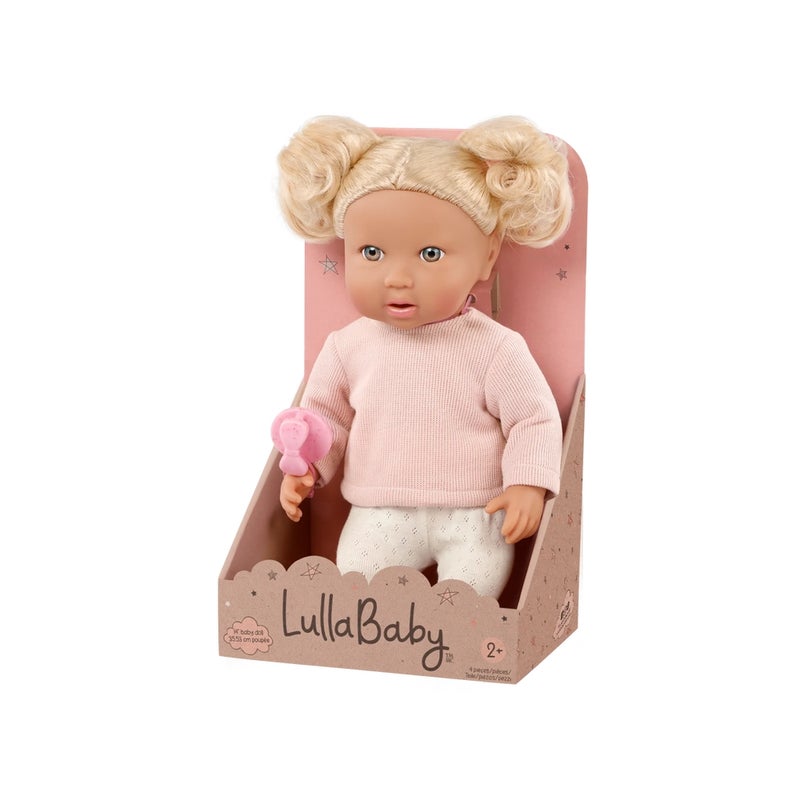 لولا بيبي دمية طفل بشعر أشقر مموج 14بوصة - LBY7270Z - Image 4