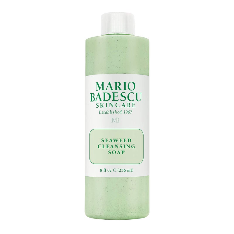 Mario Badescu Seaweed Cleansing Soap for All Skin Types |Creamy Cleanser that Gently Exfoliates |Formulated with Seaweed Grains & Bladderwrack Extract, 8 Fl Oz - Image 1