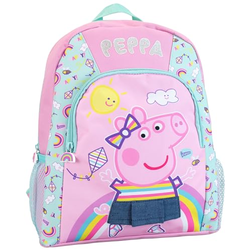 Peppa Pig Backpack, Little Girls Backpack, Toddler Backpacks, One Size Pink - Image 1
