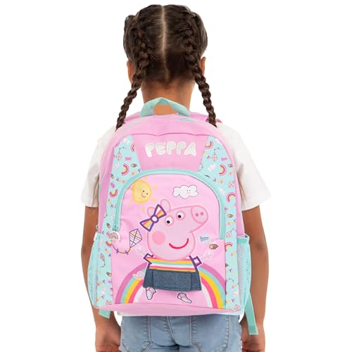 Peppa Pig Backpack, Little Girls Backpack, Toddler Backpacks, One Size Pink - Image 2
