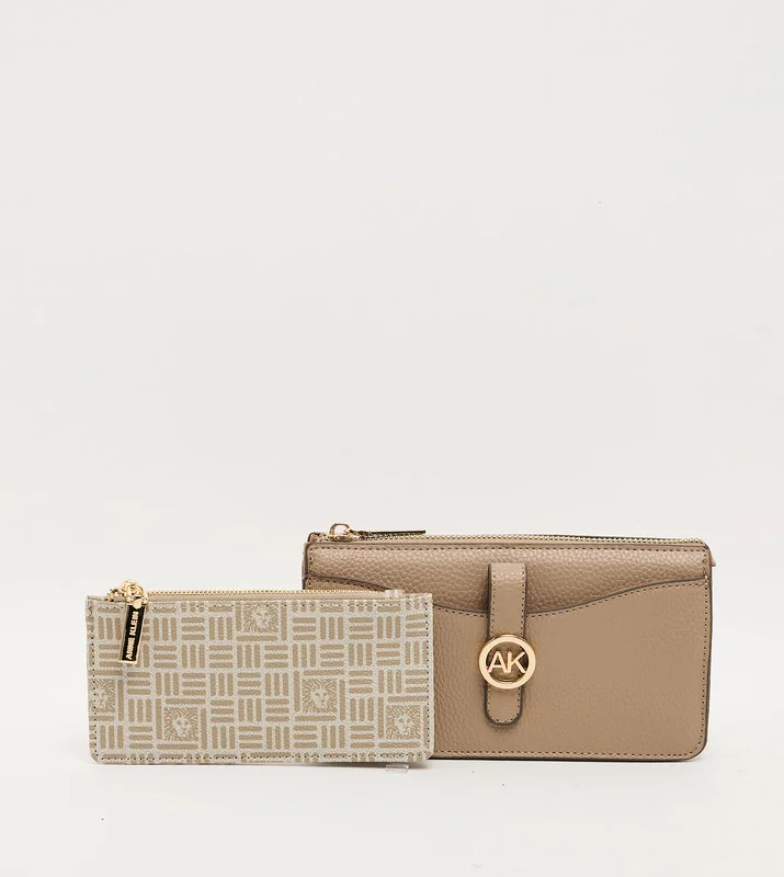 ان كلاين Akg5048 Dark Brown Women's Wallet