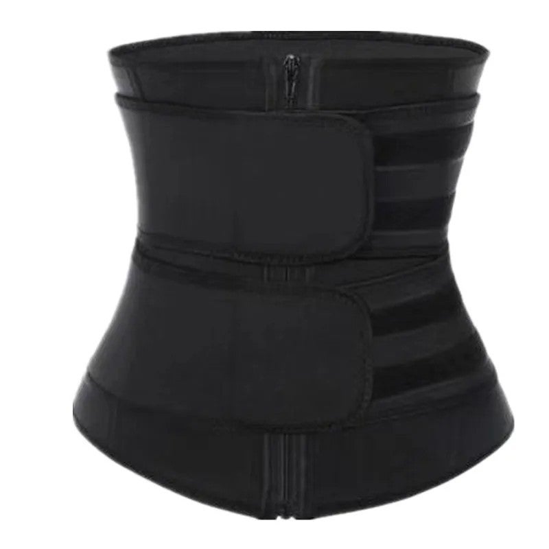 Bluejw Women's Nylon Neoprene Waist Trainer - Postpartum Belly Slimming Corset - Fitness Gym Sweat Belt & Waist Trimmers - Weight Loss Sauna Sweat Waist Cincher - Image 1