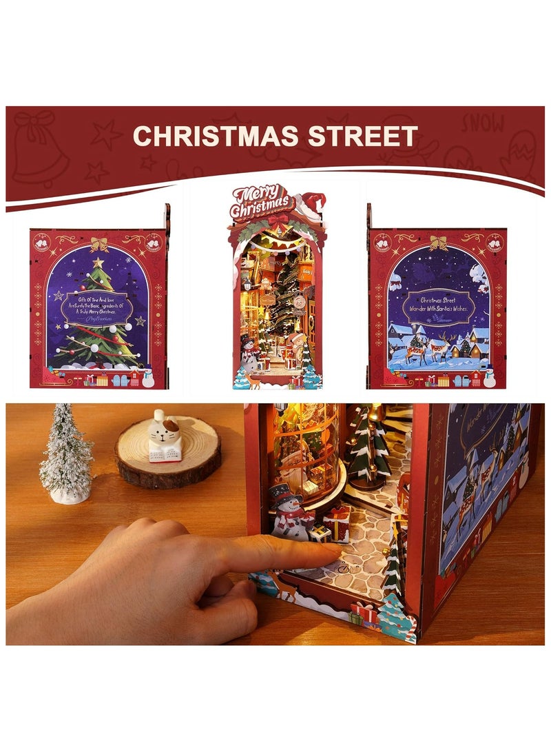 Robotime Rolife Festival Street DIY Book Nook TGC06 Premium 3D Puzzle Building Kits for Adults & Teens - Decorative Home Decor, Ramadan, Holiday Gift, Eid and Birthday for Puzzle Enthusiasts - Image 5