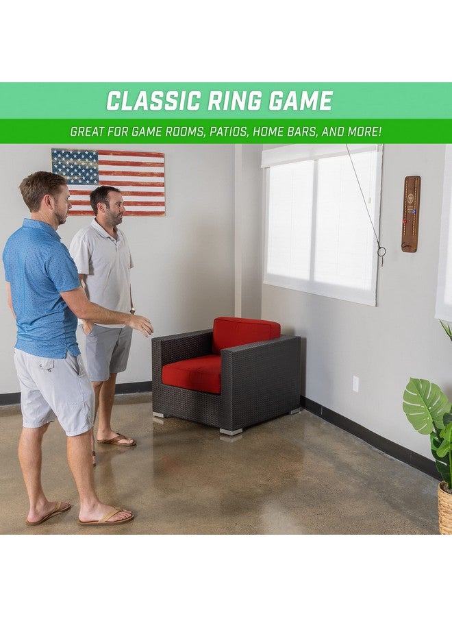 GoSports Hook 21 Ceiling Mount Ring Swing Game - Play Indoors Or Outdoors - Blue, Gray, Natural Or Red  - Image 2