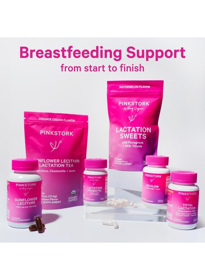 Pink Stork No Flow: Dry Up Breast Milk Supply with Sage, Parsley, and B Vitamins, Postpartum Essentials for Women to Stop Breastfeeding and Decrease Milk Production, 60 Capsules - Image 5