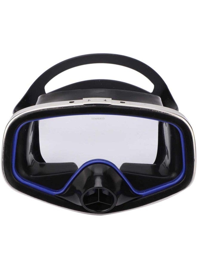 klarako Adult Professional Swim Antifog Goggles Diving Half Face Mask Snorkeling Glasses Equipment