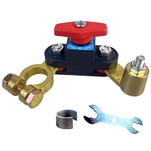 MASSMOT Car Battery Disconnect Switch for 12v24v, Heavy Duty Car Battery Disconnect Switch, Battery Kill Switch for Car, Rv, Truck, Boat, Motorcycle, Easy Manual Shut Off, Prevents Battery Drain - Image 1