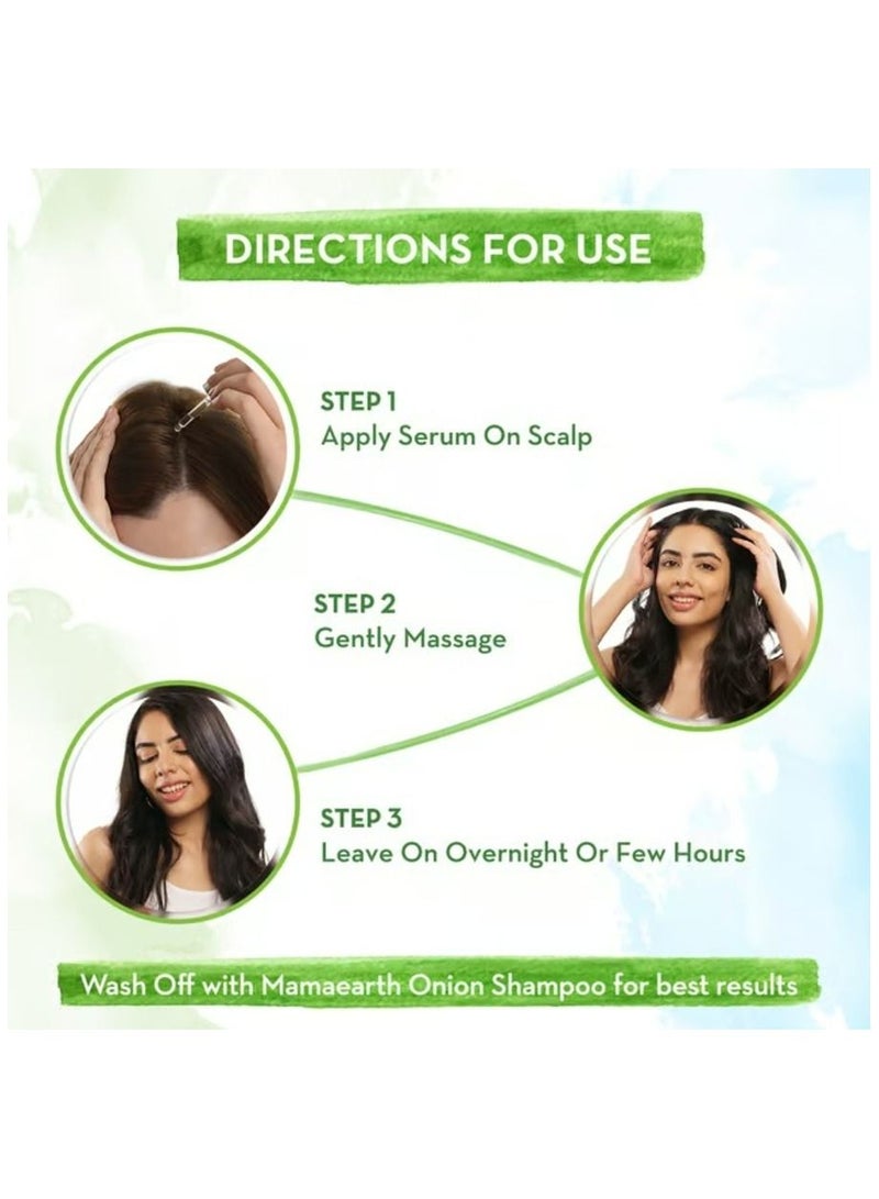 MAMAEARTH Onion Scalp Serum for Healthy Hair Growth, 50 ml - Image 4