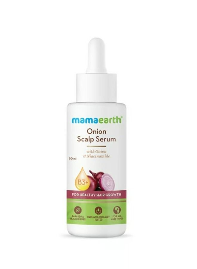 MAMAEARTH Onion Scalp Serum for Healthy Hair Growth, 50 ml - Image 2