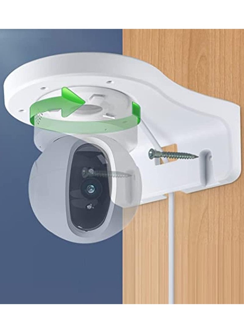 Wall Mount Bracket for EZVIZ C6 C4 Series IP Camera Easy Installing,Plastic PT Cameras Holder Indoor Security Systems, Support CCTV IP Cameras Cable Management  - Image 3