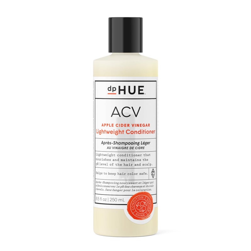 dpHUE Apple Cider Vinegar Lightweight Conditioner 85 fl oz  Hydrates Adds Shine  Helps Protect Color  With Aloe Vera Shea Butter  Panthenol