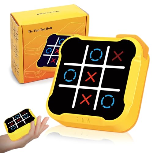 COUOMOXA Tic Tac Toe Games for Kids 4in1 Portable Sensory Puzzle Game 6 7 8 9 10 11 12 Years Old Kids Electronic Toy for Travel Home School Christmas Birthday Gift for Boys Girls - Image 1