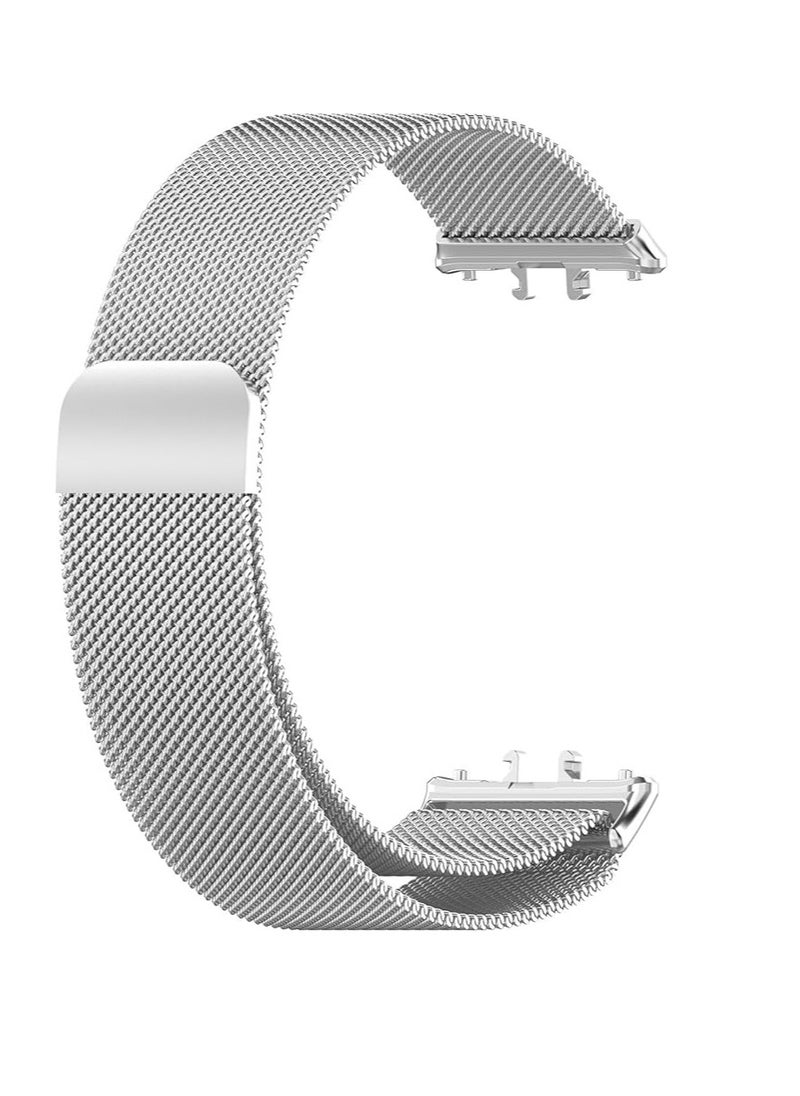 Generic Replacement Band for Samsung Galaxy Fit 3 Band Magnetic Stainless Steel strap Milanese Loop Watch Band Quick Release Replacement Sports Straps  - Image 2
