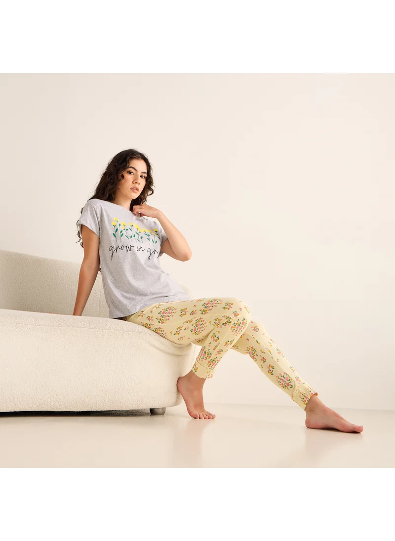 FAV Floral Print Pyjama Set