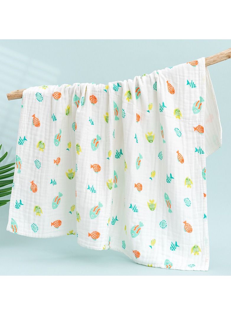 Loquat Pure Cotton Cartoon Printed Bath Towels