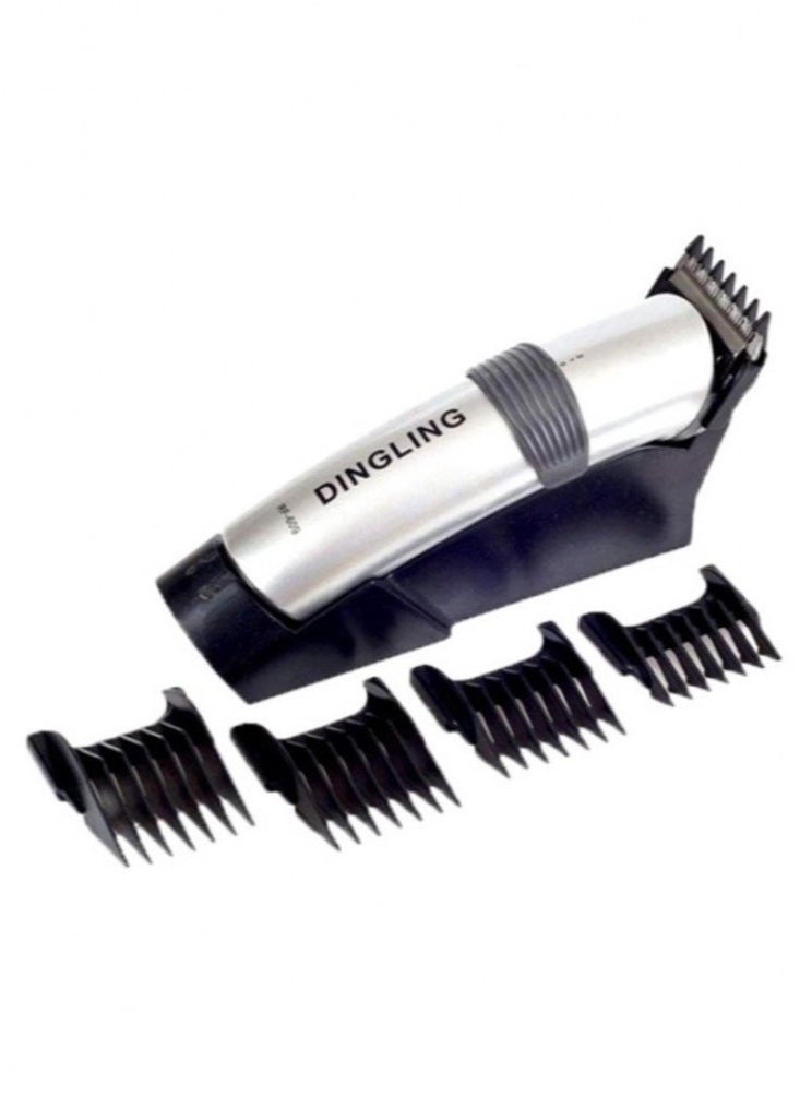 DIGNLIGN - Professional Electric Hair Clipper With Blades Silver/Black - Image 1