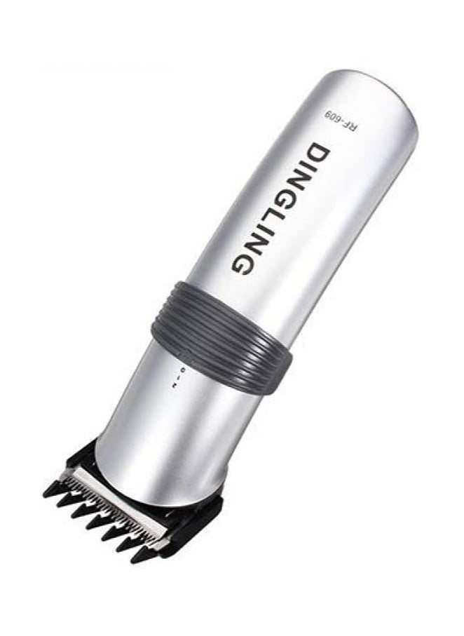 DIGNLIGN - Professional Electric Hair Clipper With Blades Silver/Black - Image 1