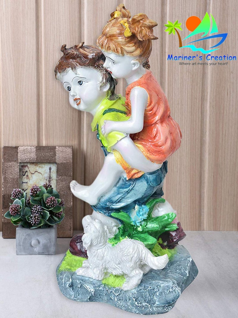 Mariner's Creation® Couple SHOWPIECE Big Size for Home Decor | SHOWPIECE for Living Room | Gift | Bedroom Decoration | Statue for Home Decor - Image 4