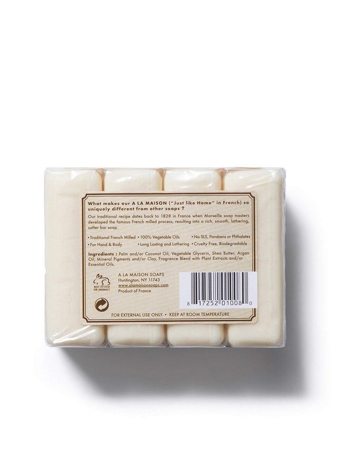 A La Maison La Maison Oat Milk Bar Soap Triple French Milled Natural Moisturizing Hand Soap Bar (12 Bars Of Soap 3.5 Oz)  - Image 5